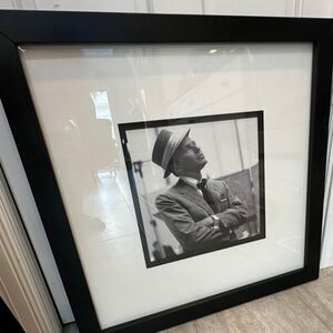❗Frank Sinatra Matted Large Wall Art on Wooden Frame NO GLASS❗